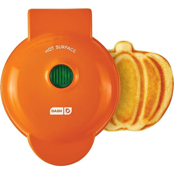 Mini MakerIndividual Waffles Hash Browns Chaffles Non-Stick Surfaces 4 Inch